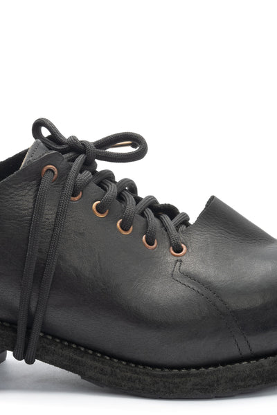 Guidi 2091 Groppone Black - Cow Leather Derby | UJNG