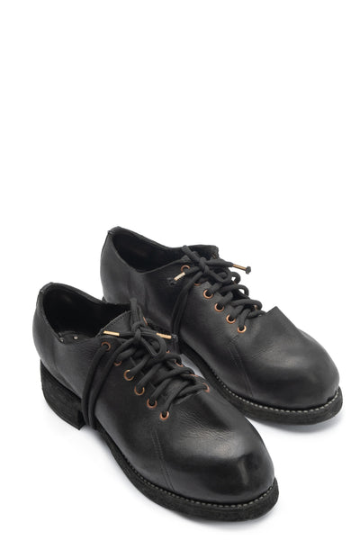 Guidi 2091 Groppone Black - Cow Leather Derby | UJNG