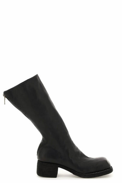 Guidi 9089 Black - Square Toe Boots | UJNG