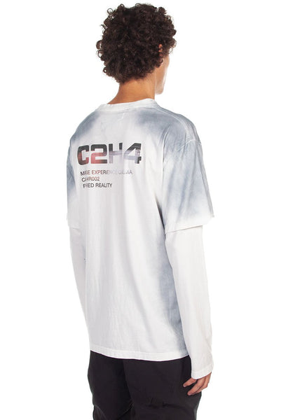 Tシャツ・カットソー [PLACE STUDIO]SEE-THROUGH DOUBLE LAYERED LONGSLEEVED T-SHIRT PLACE STUDIO]SEE-THROUGH DOUBLE LAYERED LONGSLEEVED T-SHIRT