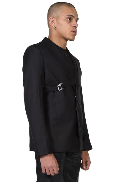 ジャケット・アウター HELIOT EMIL ANAGENESIS TECHNICAL BLAZER Heliot Emil ANAGENESIS TECHNICAL Blazer Combo - Black
