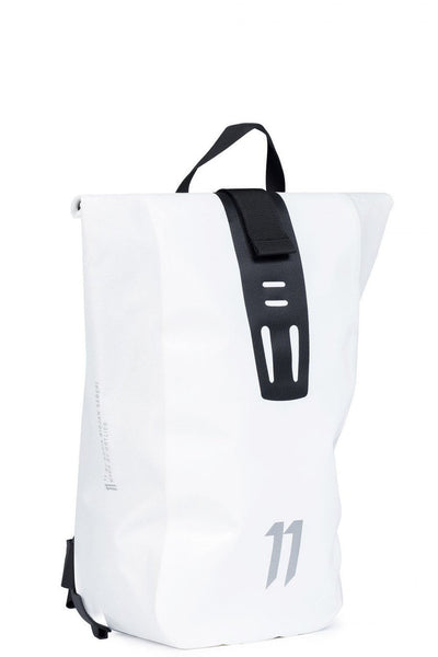 11 by Boris Bidjan Saberi White Velocity 2 Backpack | UJNG