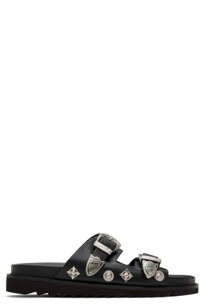 靴 TOGA WESTERN BUCKLE SANDALS 40 Western Buckle Sandals - Black - THEROOM | Streetwear. Culture