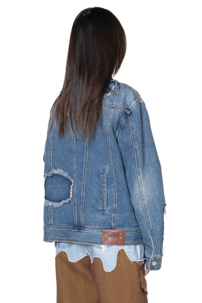 Andersson Bell Daniel Half Cut-Out Denim Jacket | UJNG
