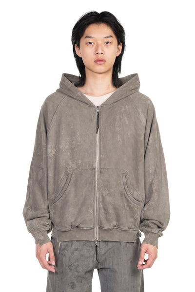 トップス professor.E Dirt Zip-up Professor E Dirt Zip-up Mud Dyed Grey | UJNG