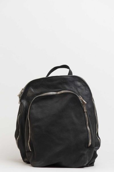 DBP06 Black Leather Backpack