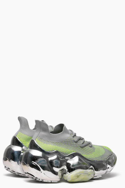 Grounds Moopie Scratch Gray Neon / Chrome | UJNG