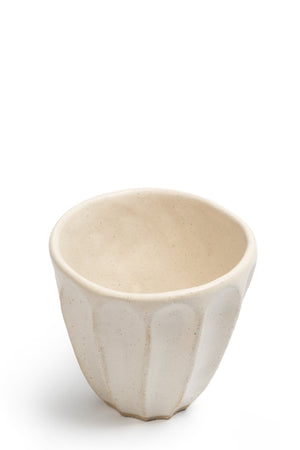 Olivia Fiddes Faceted Cup Cream