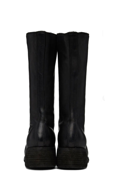 Guidi PL9 Black - Front Zip Horse Leather Boots | UJNG