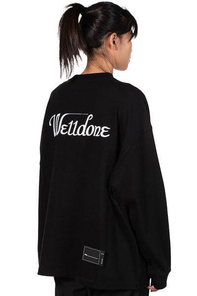 We11done Black Horror Collage ロンT we11done Horror Collage Long Sleeves top - black | Garmentory