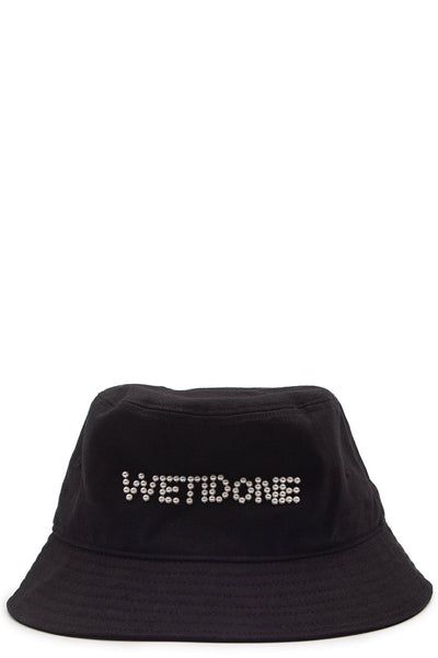 We11done Black Pearl Logo Bucket Hat | UJNG display picture 3