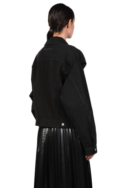 Black Marble Denim Jacket – MAM Couture