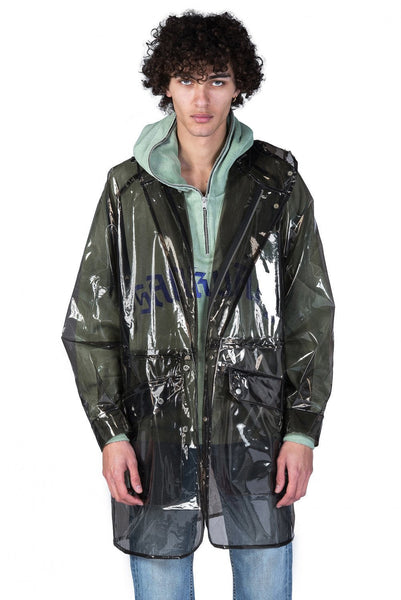 Transparent pvc raincoat online