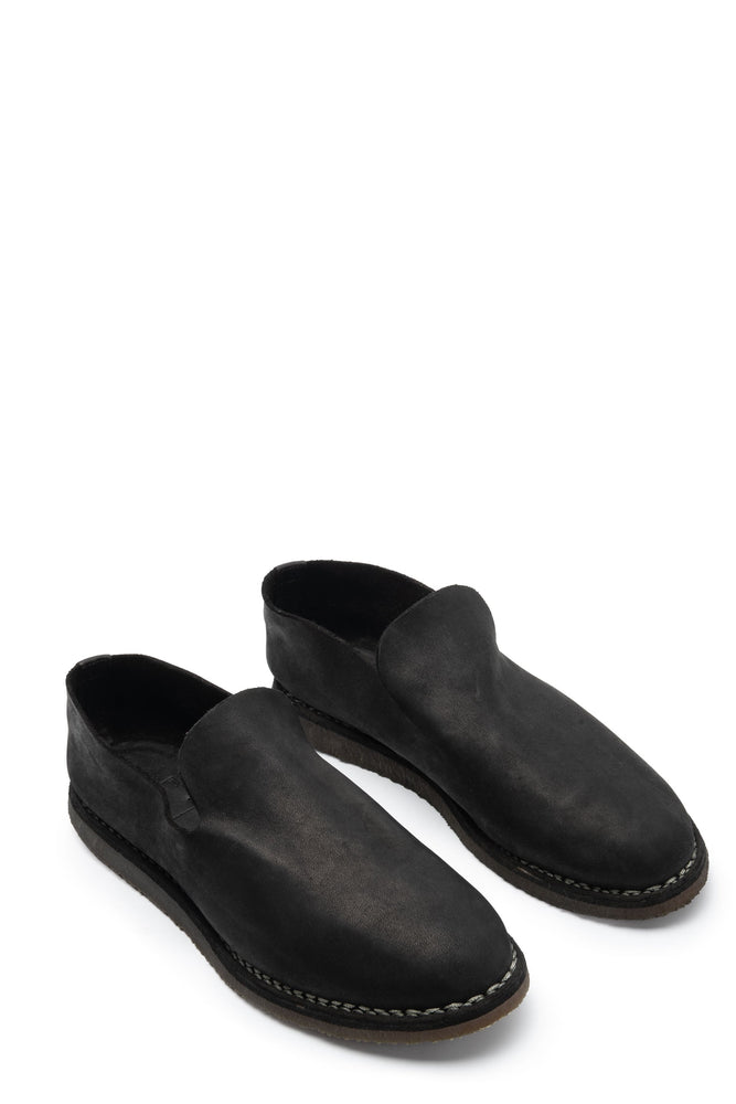 100P Calf Slip On Black