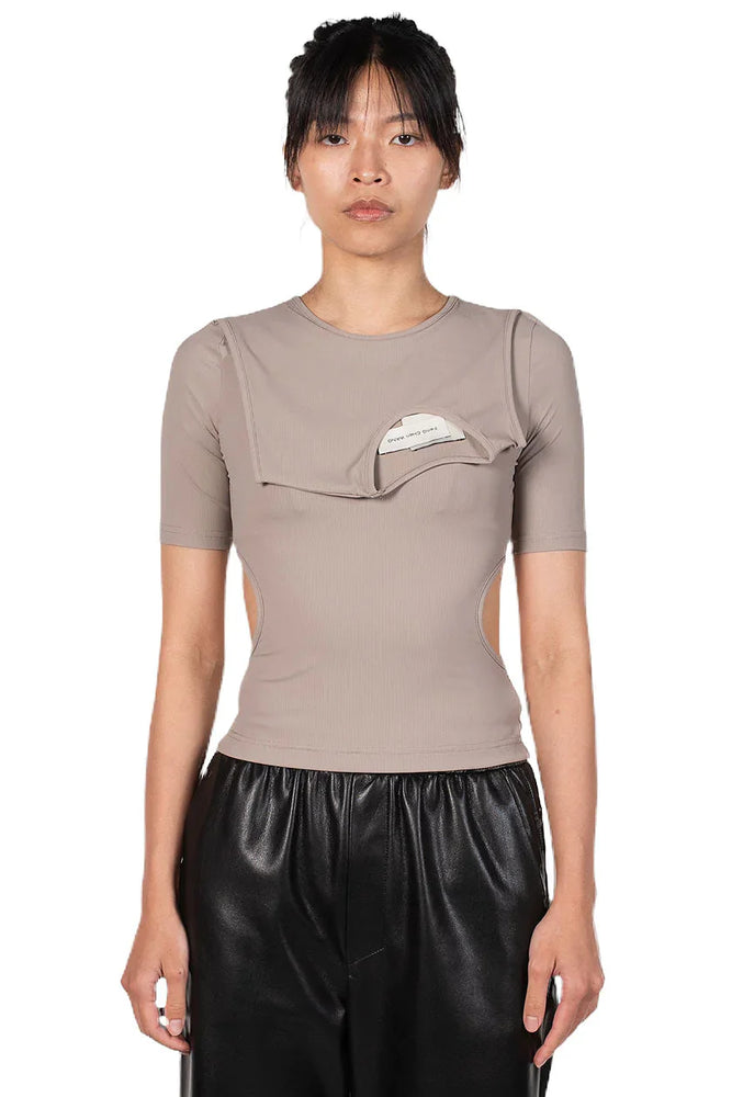 Feng Chen Wang 2 in 1 T-shirt Khaki