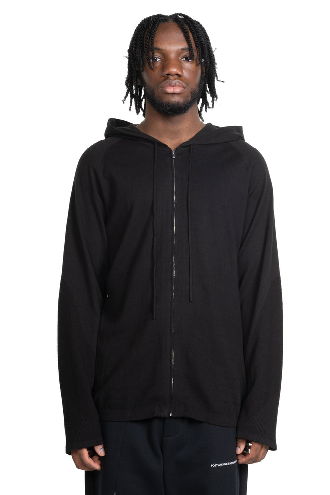 8.0 Knit Hoodie Right Black