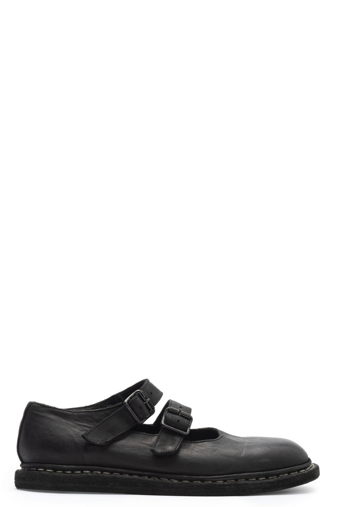 990C Ballerina with Buckles Black