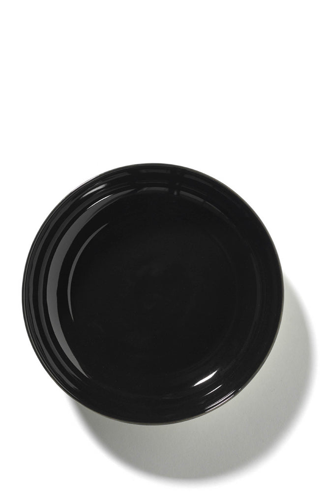 Ann Demeulemeester x Serax High Plate DÉ Off-White Black