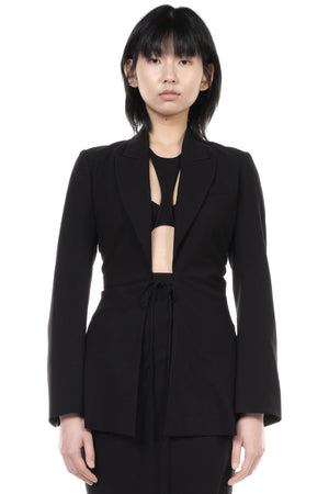 Oude Waag Draped Waist Blazer