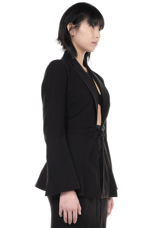 Oude Waag Draped Waist Blazer