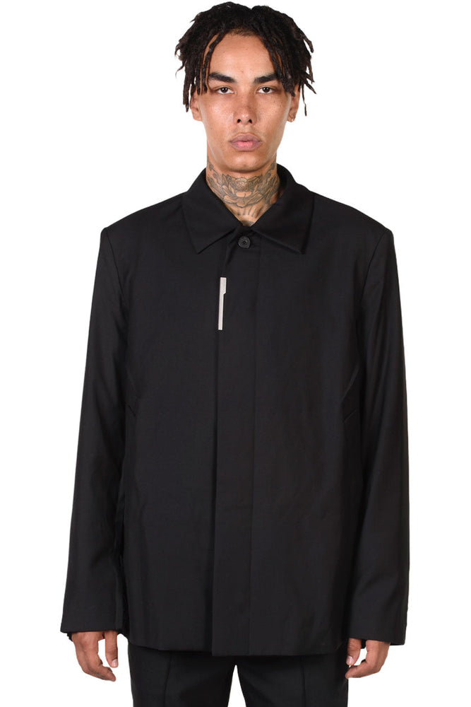 C2h4 Raw Edge Tailored Coat