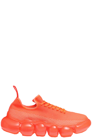 Grounds Jewelry Neon Orange Sneakers