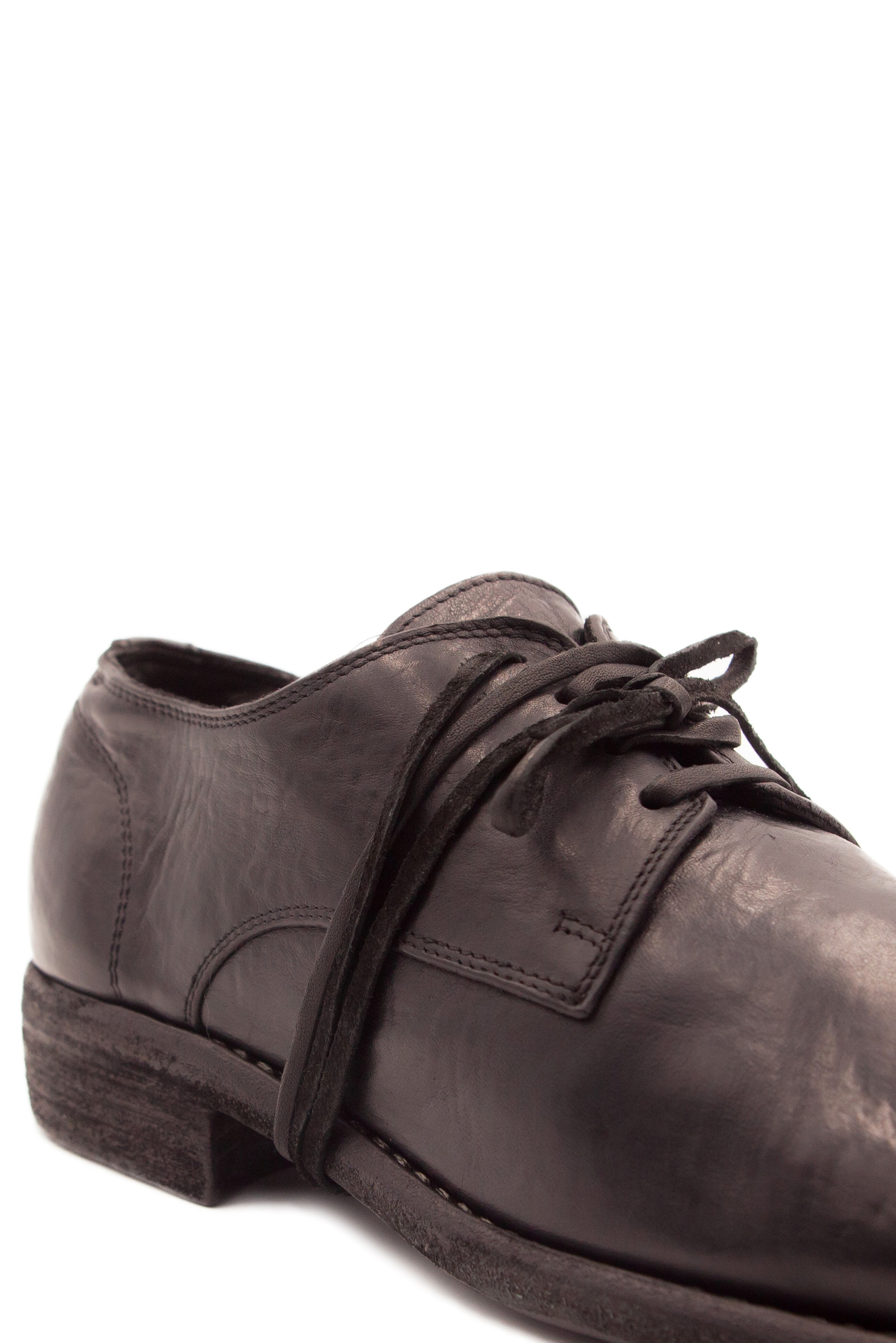 Guidi 992 Black - Lace Ups Derby Shoes | UJNG