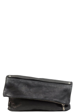 Guidi MR05 Black Handle Clutch Bag