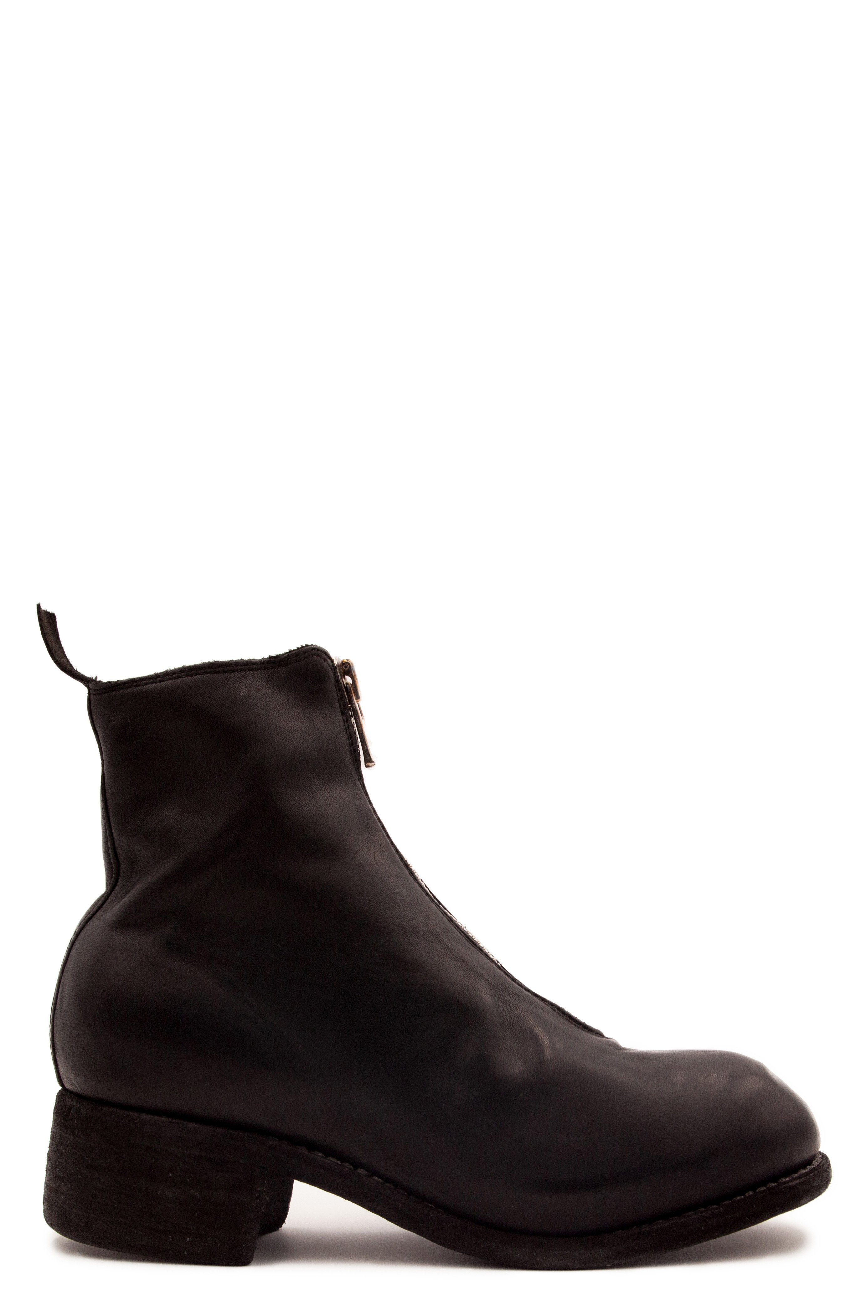 Guidi PL1 Black - Front ZIp Boots | UJNG