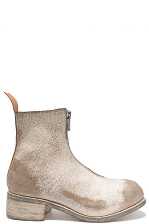 Guidi PL1 White Distressed Boots