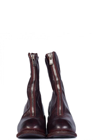 Guidi PL2 Front Zip Boot Burgundy