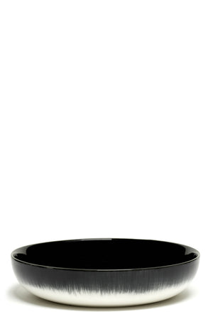 Ann Demeulemeester x Serax High Plate DÉ Off-White Black 18.5 Var B