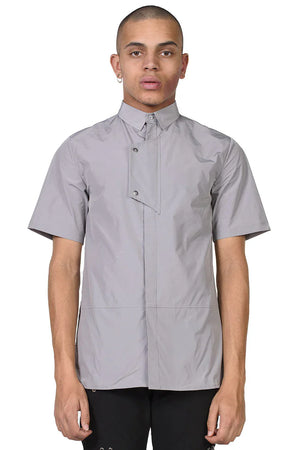 Heliot Emil Short Sleeve Shirt with Chest Flap