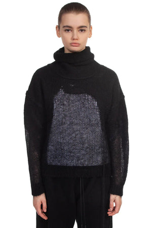 Isabel Benenato Double Gauge Turtleneck Knit