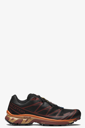 Salomon XT-6 Black / Chocolate Plum / Vibrant Orange 