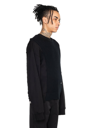 C2H4 Solid Knit Crewneck