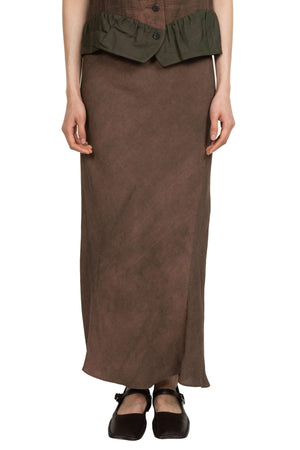 A Shaped Long Skirt