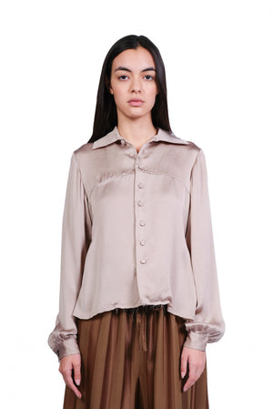 A Tentative Atelier Drapy Washed Shirt