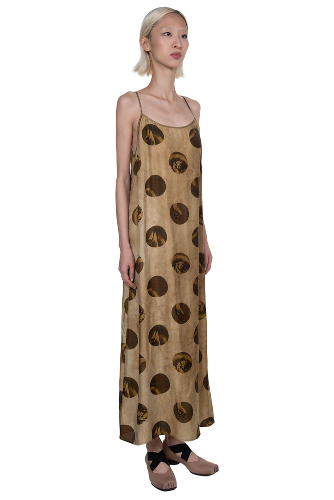 Anaya Dress Tan Brown