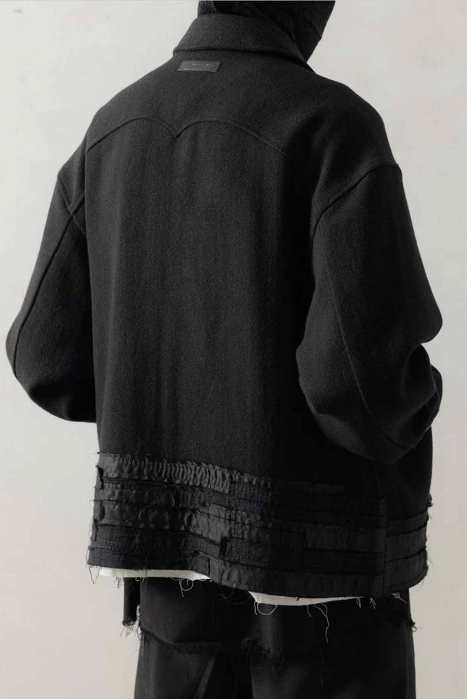 Applique Jacket Black