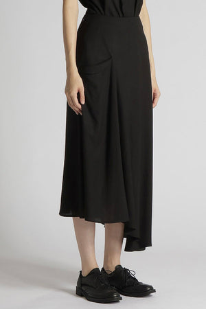 Asymmetric Flare Skirt