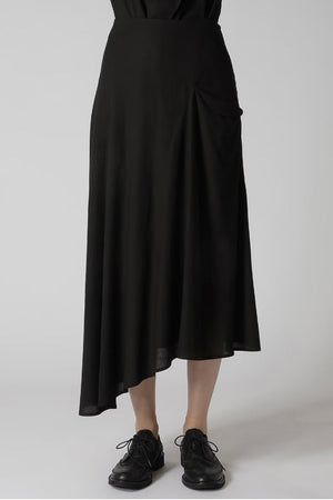 Asymmetric Flare Skirt