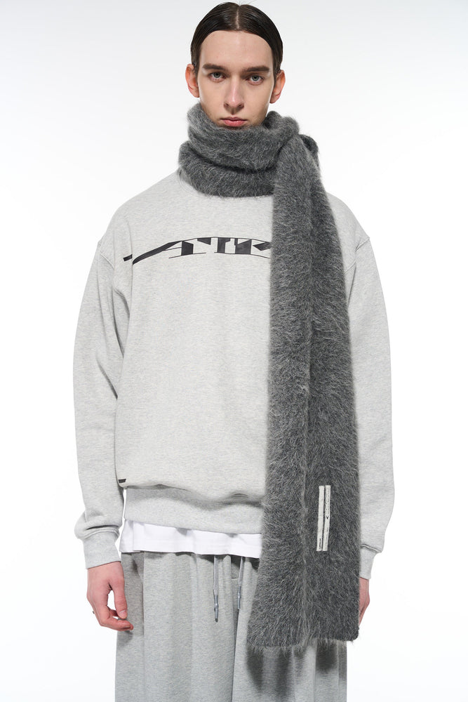 Attempt Grey Overlength Scarf 