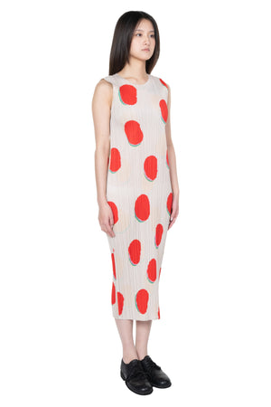 Bean Dots Dress Red