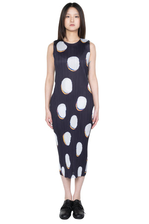 Bean Dots Dress White