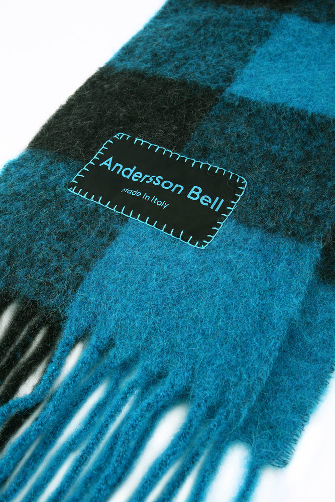 Billy New Check Scarf Black