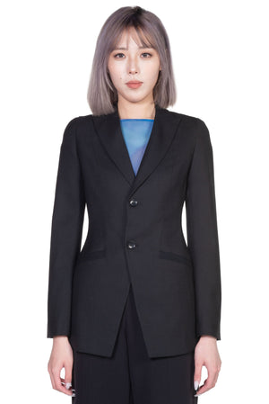 Oude Waag Black Wool Blazer