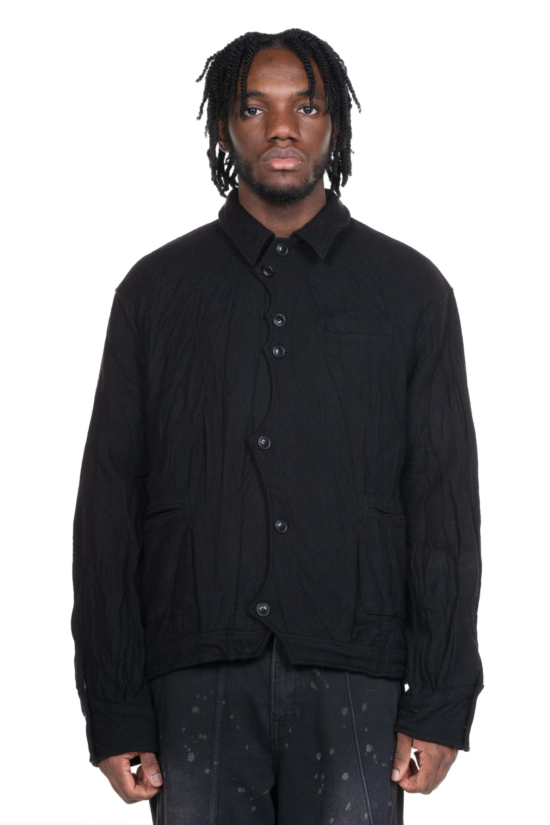 新品 todayful Wool Shirts Jacket BLACK 36 TODAYFUL(トゥデイフル) / Life's online store（ライフズ） / Wool