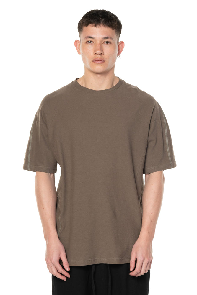 Brown Wrapped T-shirt