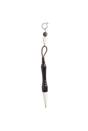 Brush Earring Brown